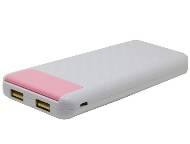 Baterie externa iUni PB12, 10000mAh, Dual USB, Powerbank, Pink